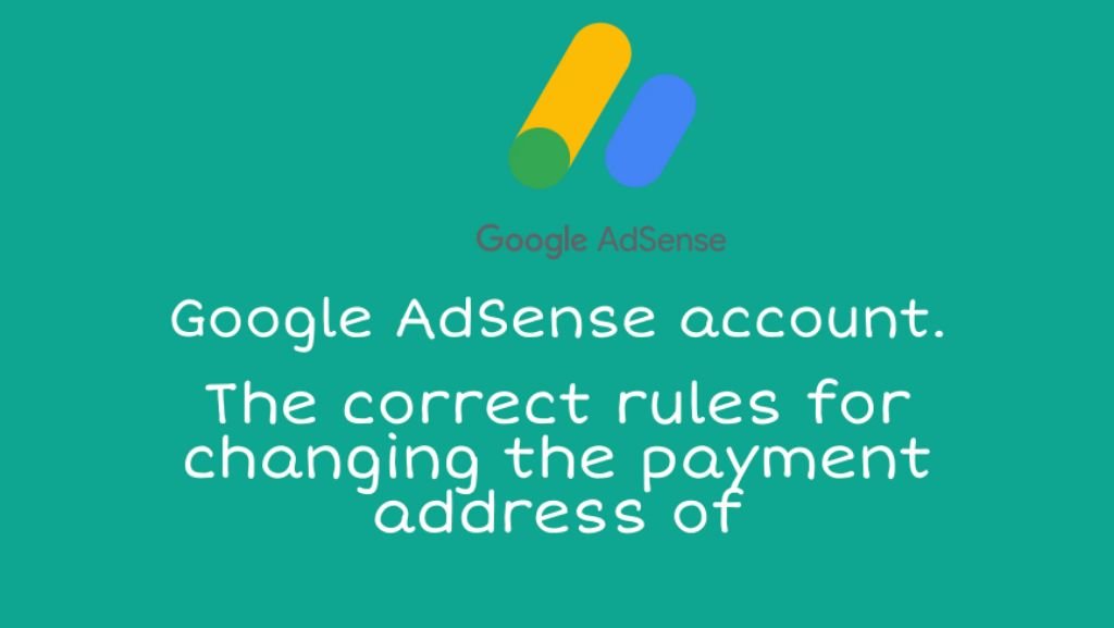 Change the cost deal with in your AdSense account